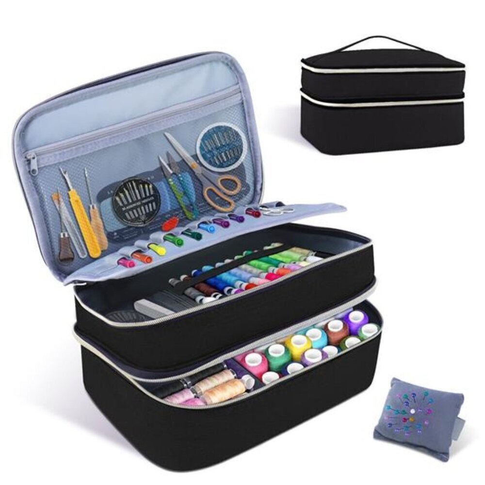 Sewing Organizer Box 11.5x8x6 Storage Bag Women